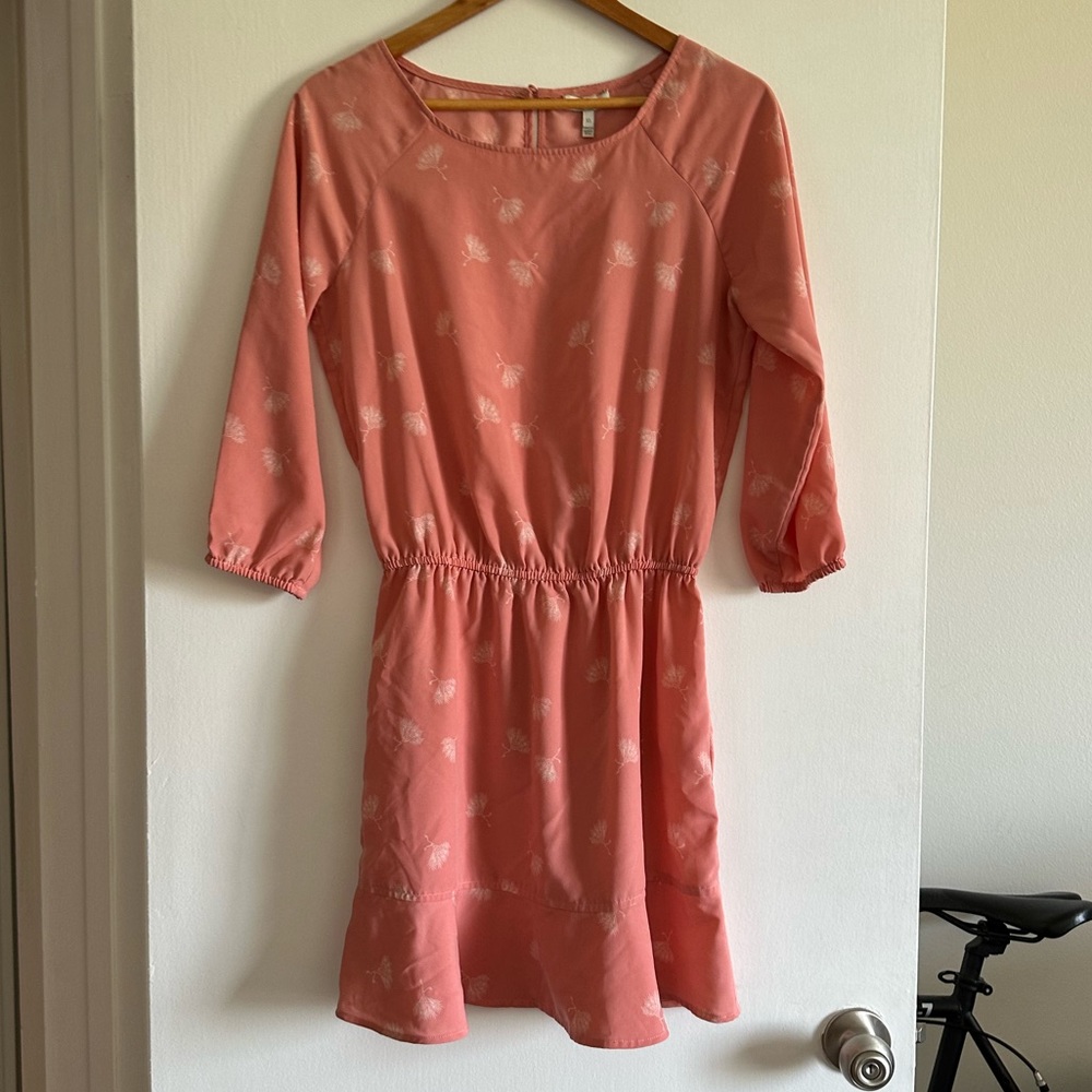 Joie Pink Kiss Arryn Printed Voile Designer Mini Dress Size XS EUC - Picture 2 of 8